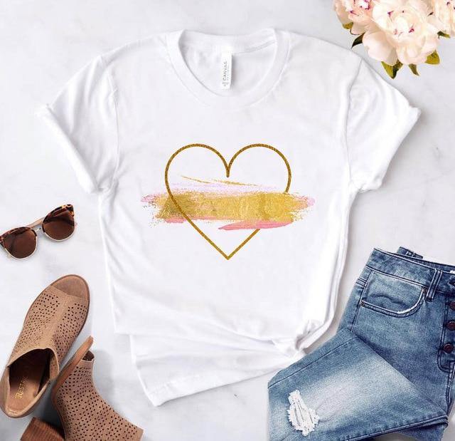 חולצת פראג | Shirts - Tees - חולצה - טישרט - לב - לבבות | Shoprifty