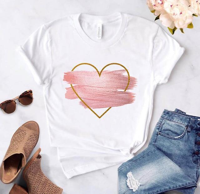 חולצת פראג | Shirts - Tees - חולצה - טישרט - לב - לבבות | Shoprifty