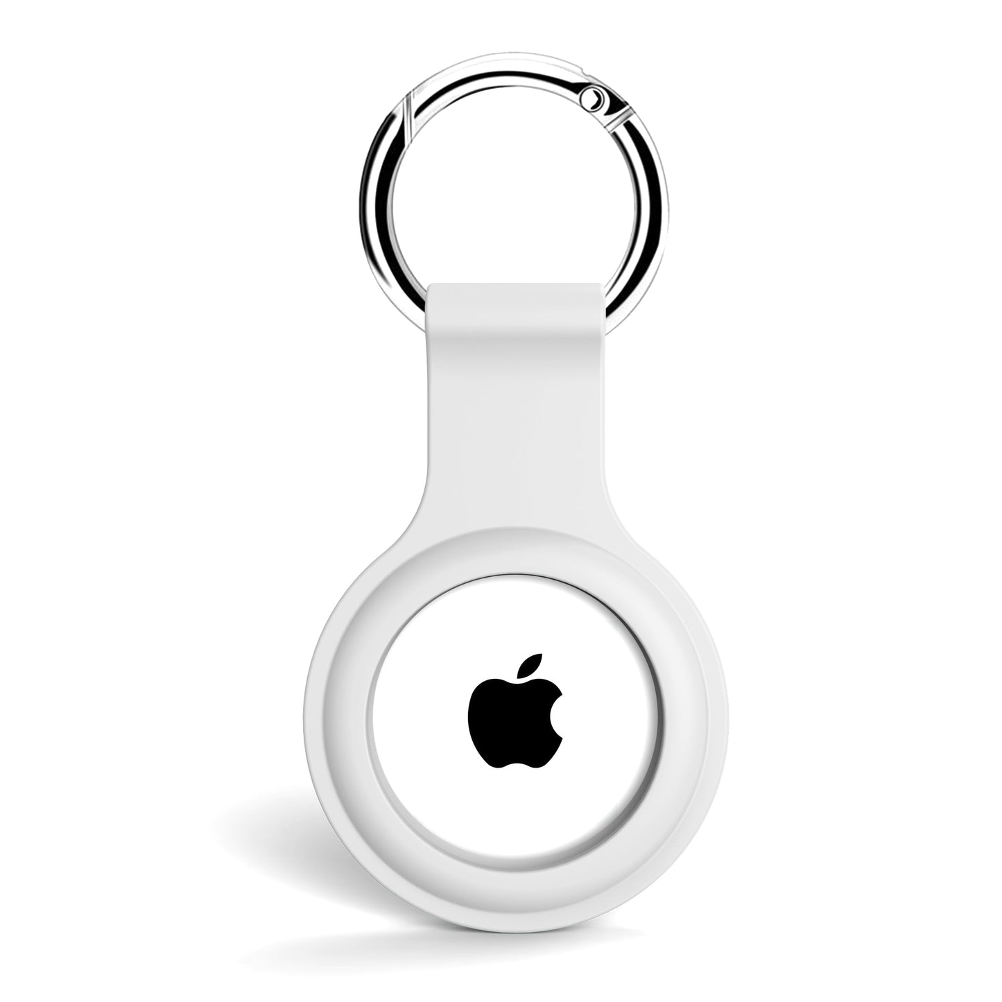For Apple Airtags Tracking Device Case For Airtags Liquid Silicone Anti-lost keychain Portable Hook Candy Color Protection Cover