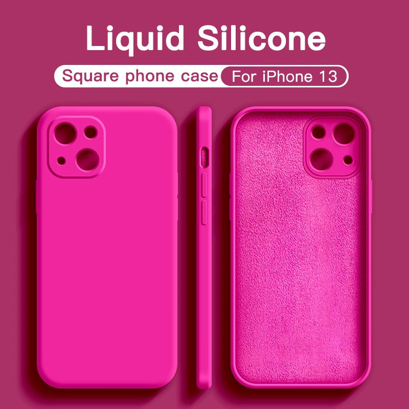 קאבר סיליקון נוזלי ל-iPhone 13 iPhone