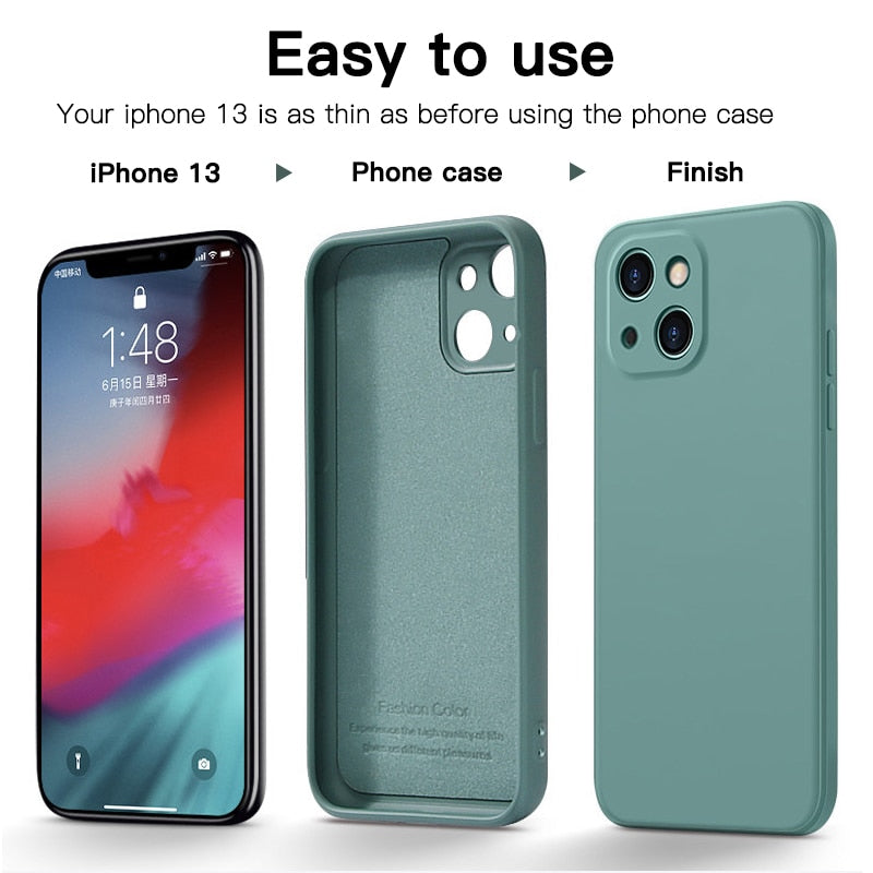 קאבר סיליקון נוזלי ל-iPhone 13 iPhone