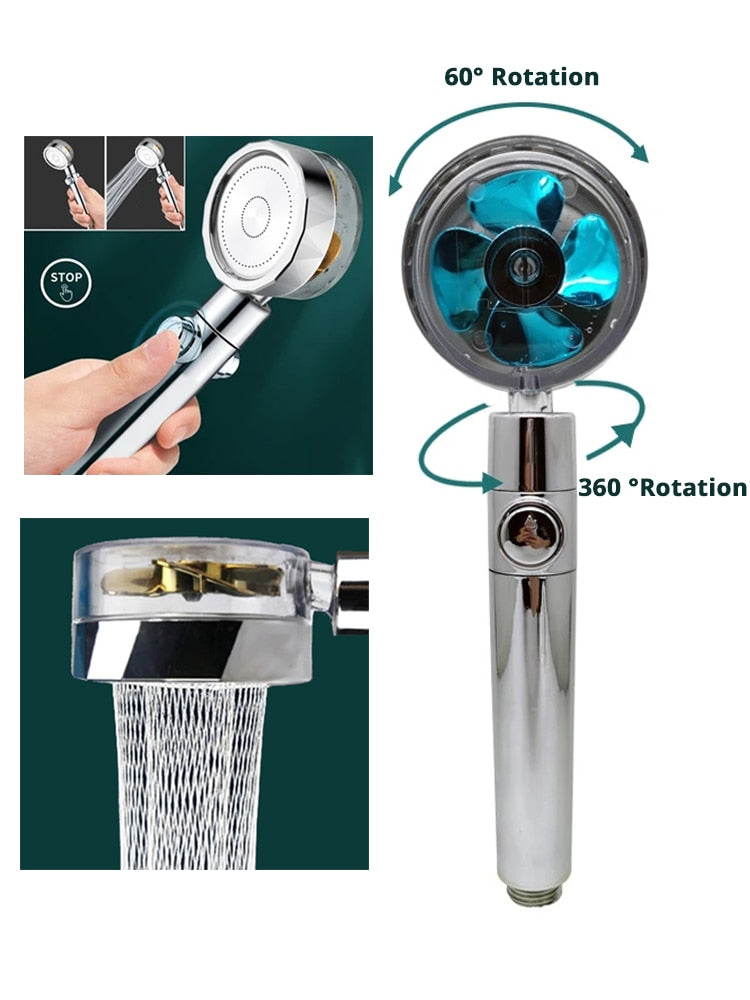 ראש מקלחת ©Power Head 360 Shower Heads