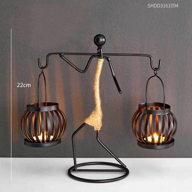 Metal candle holder home decor accessories Ornaments African Candlesticks for candles Christmas decoration wedding centerpieces