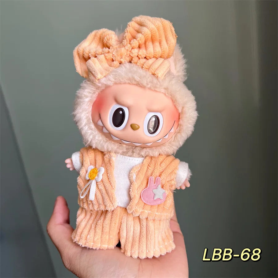 בגדים ואביזרים לבובת לבובו Labubu - קולקציית אופנה להלבשה אישית