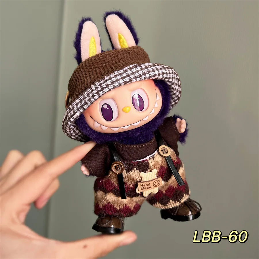 בגדים ואביזרים לבובת לבובו Labubu - קולקציית אופנה להלבשה אישית