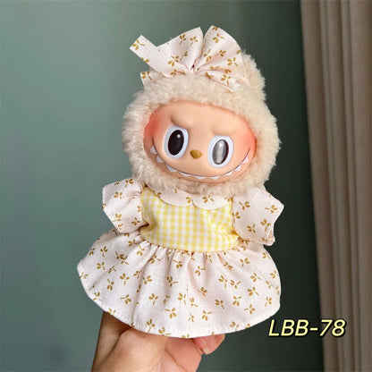 בגדים ואביזרים לבובת לבובו Labubu - קולקציית אופנה להלבשה אישית
