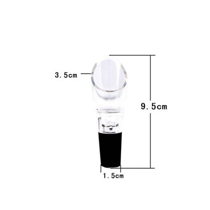 Mini Red Wine Aerator Quick 360 degrees Rotating Wine Pourer Decanter Cap for Bottles Bar Accessories 1pcs 