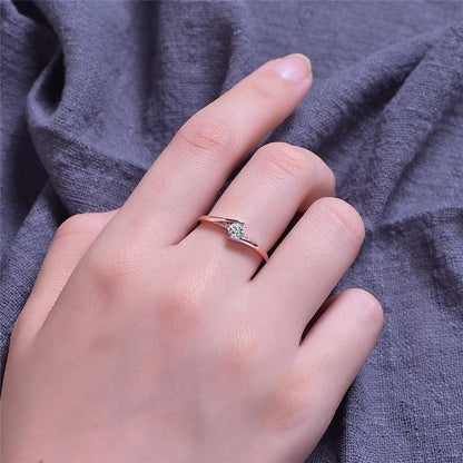 טבעת רגינה | Black - Gold - Rings - Silver - Zircon - זהב - טבעת - כסף - שחור | Shoprifty