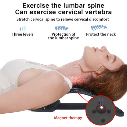 מתקן מגנטי למתיחת הגב | Back - Neck - Pain - Relief - Sport - Stretch - Therapy - גב - הקלה - טיפול - כאבים | Shoprifty