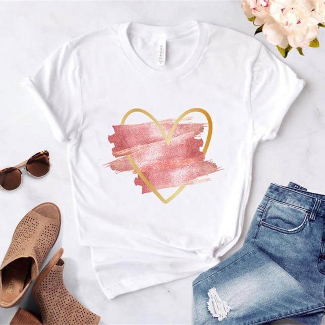 חולצת פראג | Shirts - Tees - חולצה - טישרט - לב - לבבות | Shoprifty