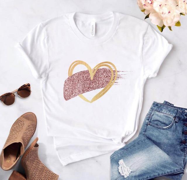 חולצת פראג | Shirts - Tees - חולצה - טישרט - לב - לבבות | Shoprifty