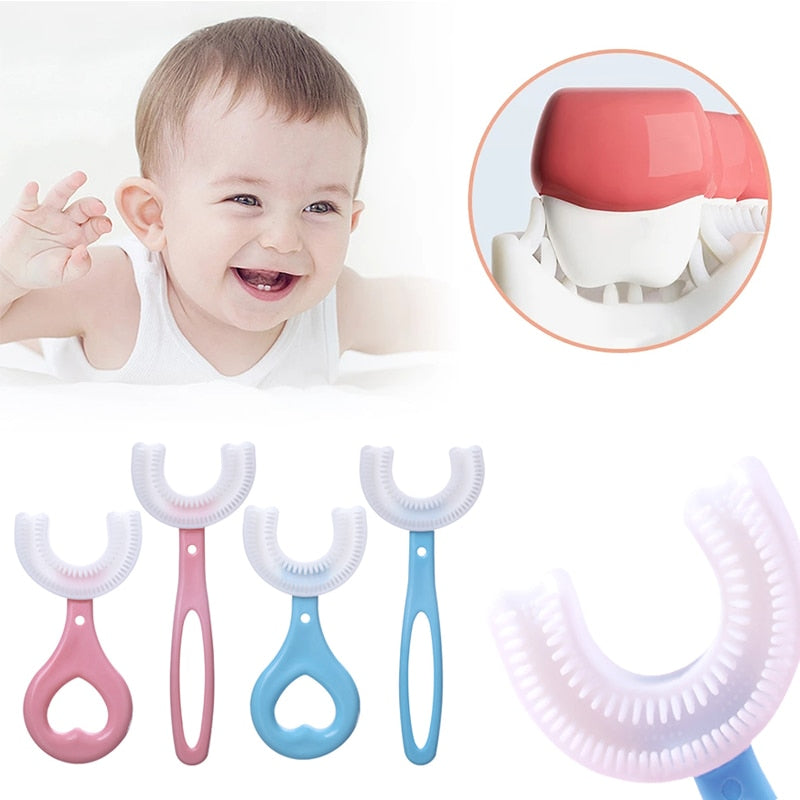 מברשת שיניים 360° לתינוקות וילדים מברשת שיניים